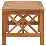 Coffee Table 102x50x43 cm Solid Acacia Wood - Side View