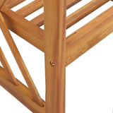 2 Piece Garden Lounge Set Solid Acacia Wood - Close-Up Angle