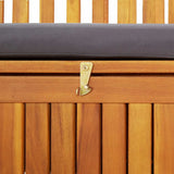 Garden Storage Bench 120 cm Solid Acacia Wood - Extra Image