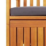 Garden Storage Bench 120 cm Solid Acacia Wood - Extra Image
