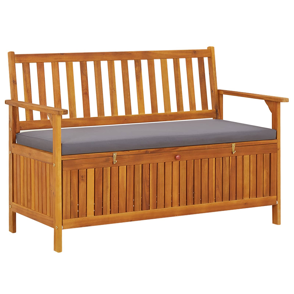 Garden Storage Bench 120 cm Solid Acacia Wood