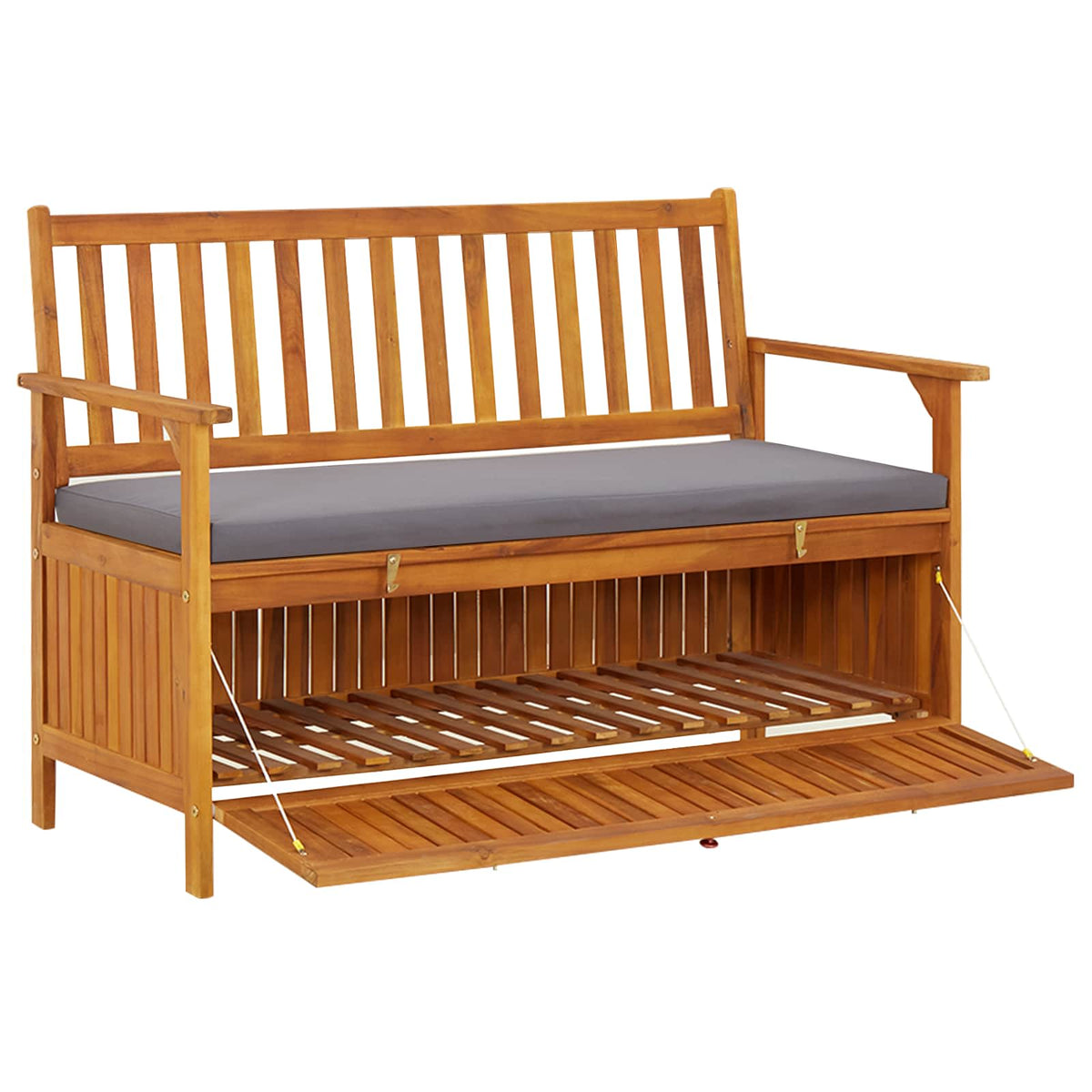 Garden Storage Bench 120 cm Solid Acacia Wood