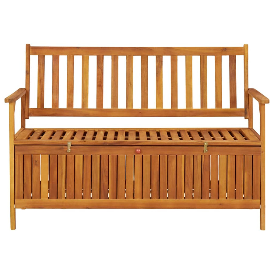 Garden Storage Bench 120 cm Solid Acacia Wood