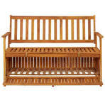 Garden Storage Bench 120 cm Solid Acacia Wood