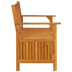 Garden Storage Bench 120 cm Solid Acacia Wood