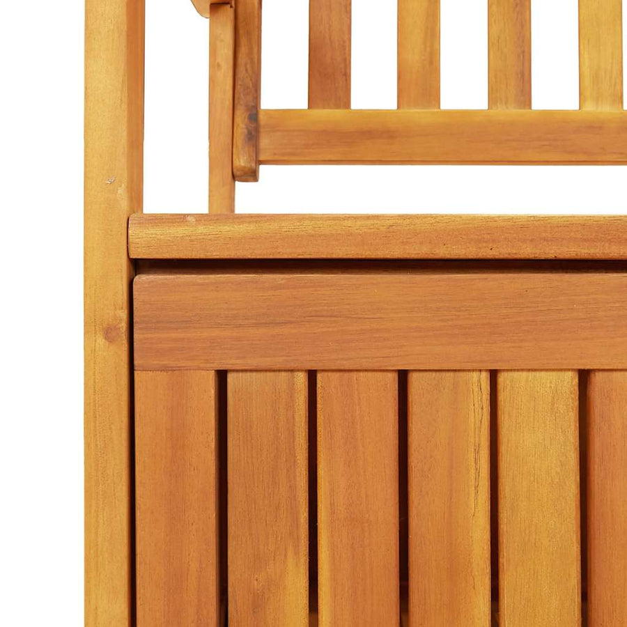 Garden Storage Bench 120 cm Solid Acacia Wood