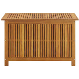Garden Storage Box 90x50x58 cm Solid Acacia Wood - Top-Down View