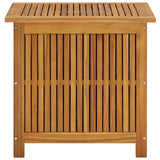 Garden Storage Box 60x50x58 cm Solid Wood Acacia - Top-Down View