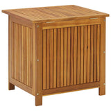 Garden Storage Box 60x50x58 cm Solid Wood Acacia - Rear View