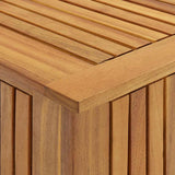 Garden Storage Box 60x50x58 cm Solid Wood Acacia - Extra Image