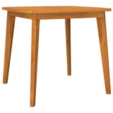Garden Table 85x85x75 cm Solid Wood Acacia - Front View