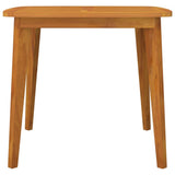 Garden Table 85x85x75 cm Solid Wood Acacia - Side View