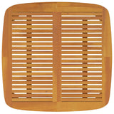 Garden Table 85x85x75 cm Solid Wood Acacia - 45-Degree Angle