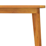 Garden Table 85x85x75 cm Solid Wood Acacia - Close-Up Angle