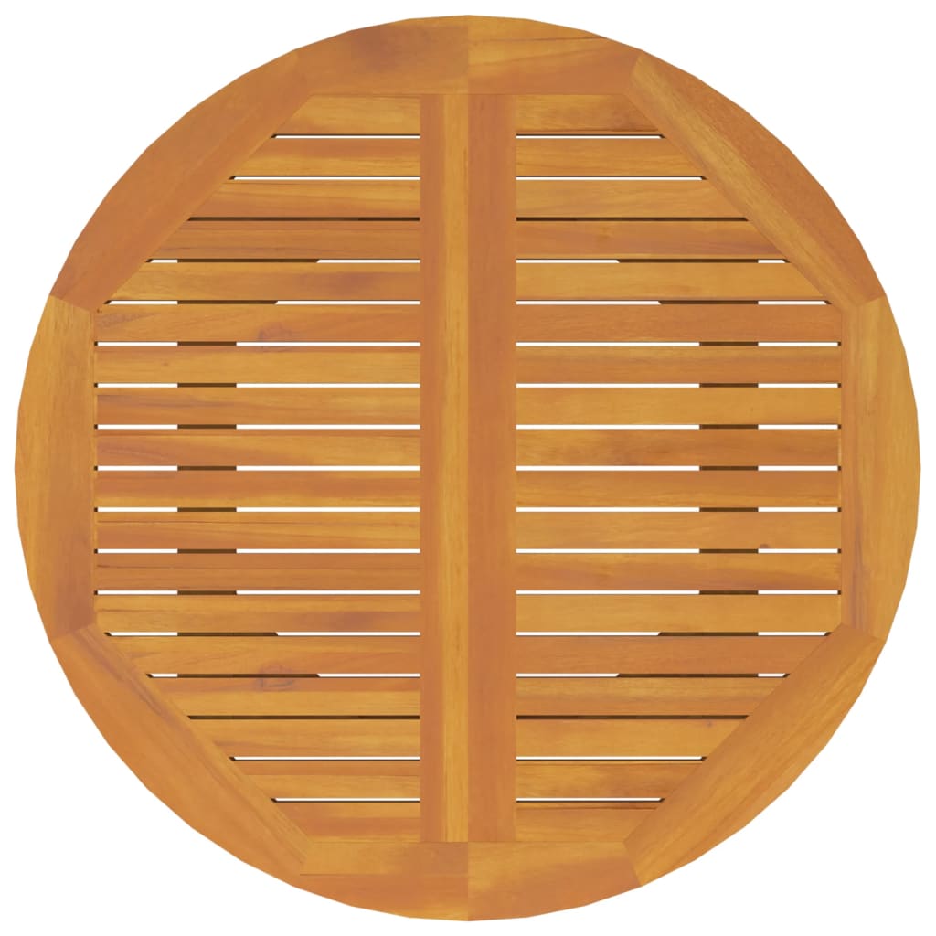 Garden Table Ø110x75 cm Solid Wood Acacia