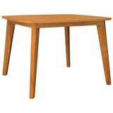 Garden Table 110x110x75 cm Solid Wood Acacia - Front View