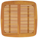 Garden Table 110x110x75 cm Solid Wood Acacia - 45-Degree Angle