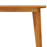 Garden Table 110x110x75 cm Solid Wood Acacia - Close-Up Angle