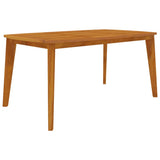 Garden Table 160x90x75 cm Solid Wood Acacia