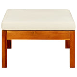 Garden Footrests 2 pcs Solid Acacia Wood