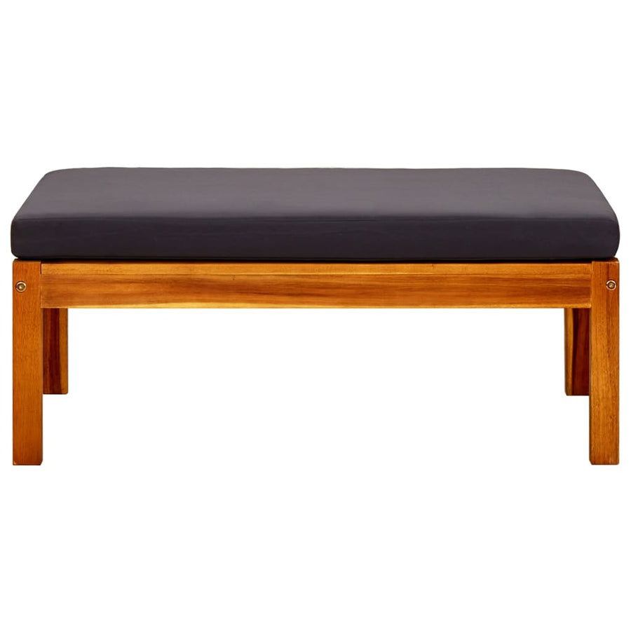 Garden Footrests 2 pcs Solid Acacia Wood
