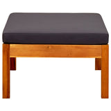 Garden Footrests 2 pcs Solid Acacia Wood - 45-Degree Angle