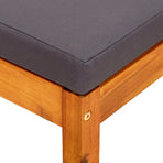 Garden Footrests 2 pcs Solid Acacia Wood