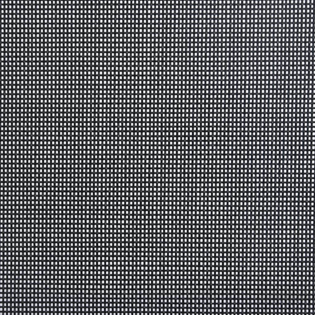 Folding Garden Chairs 6 pcs Textilene Black