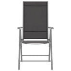 Folding Chairs 6 pcs Textilene Black
