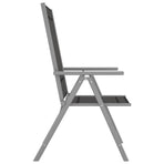 Folding Chairs 6 pcs Textilene Black