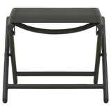 3 Piece Garden Lounge Set Textilene and Aluminium Black - Extra Image