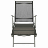 3 Piece Garden Lounge Set Textilene and Aluminium Silver