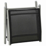 3 Piece Garden Lounge Set Textilene and Aluminium Silver - Extra Image