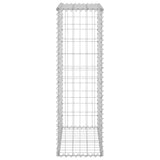 Gabion Wall with Covers Galvanised Steel 60x30x100 cm