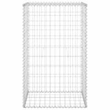 Gabion Wall with Covers Galvanised Steel 60x50x100 cm