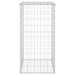 Gabion Wall with Covers Galvanised Steel 60x50x100 cm