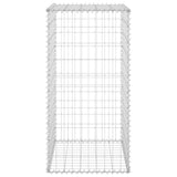 Gabion Wall with Covers Galvanised Steel 60x50x100 cm - 45-Degree Angle