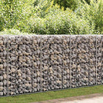 Gabion Wall with Covers Galvanised Steel 60x50x100 cm