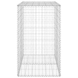 Gabion Wall with Covers Galvanised Steel 100x60x100 cm