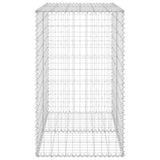 Gabion Wall with Covers Galvanised Steel 100x60x100 cm - 45-Degree Angle