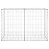 Gabion Wall with Covers Galvanised Steel 150x60x100 cm