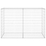Gabion Wall with Covers Galvanised Steel 150x60x100 cm