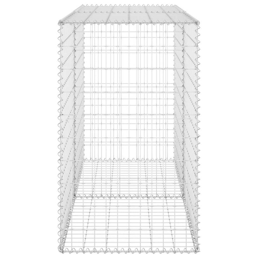 Gabion Wall with Covers Galvanised Steel 150x60x100 cm