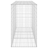 Gabion Wall with Covers Galvanised Steel 200x60x100 cm