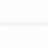 Gabion Wall with Covers Galvanised Steel 900x30x50 cm - Top-Down View