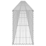 Gabion Wall with Covers Galvanised Steel 900x30x50 cm