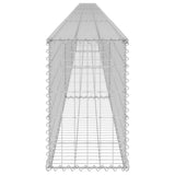 Gabion Wall with Covers Galvanised Steel 900x30x50 cm - 45-Degree Angle