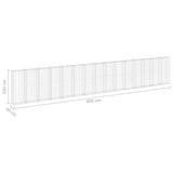Gabion Wall with Covers Galvanised Steel 900x30x150 cm