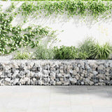 Gabion Wall with Covers Galvanised Steel 300x30x50 cm - Side View