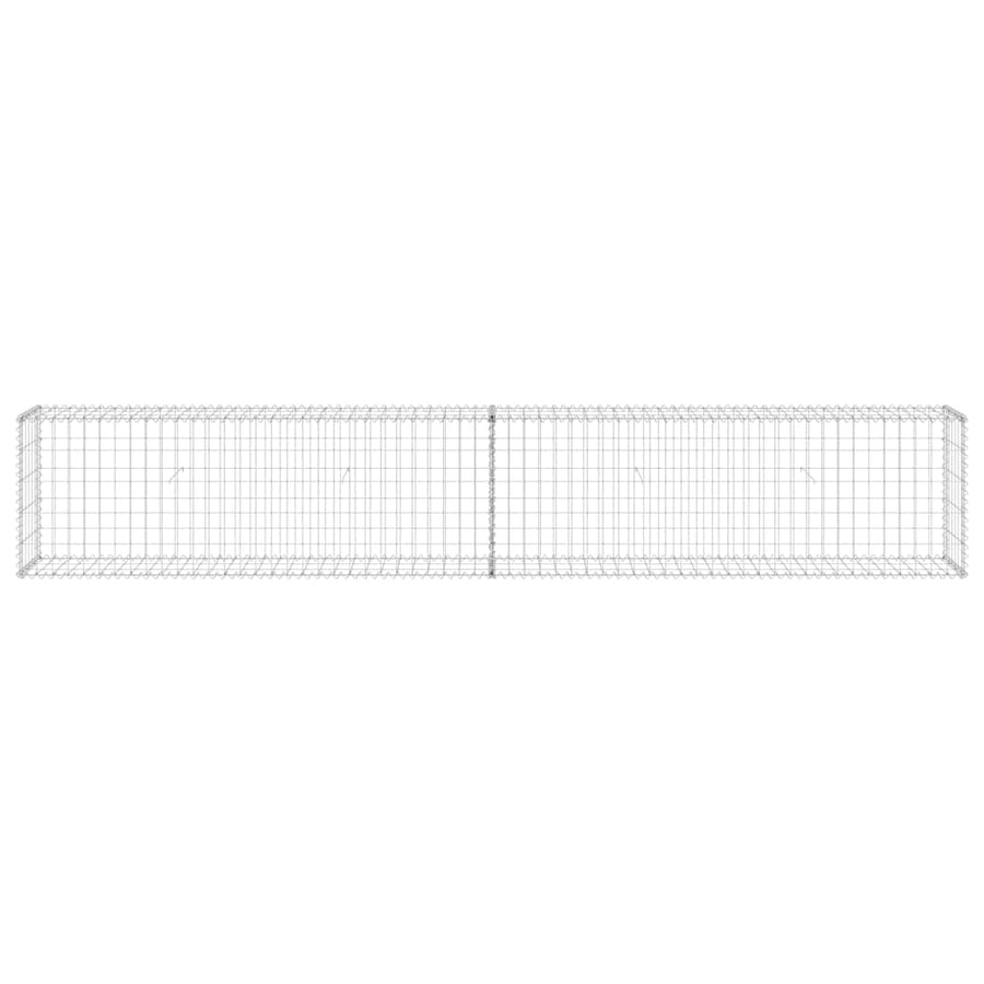 Gabion Wall with Covers Galvanised Steel 300x30x50 cm